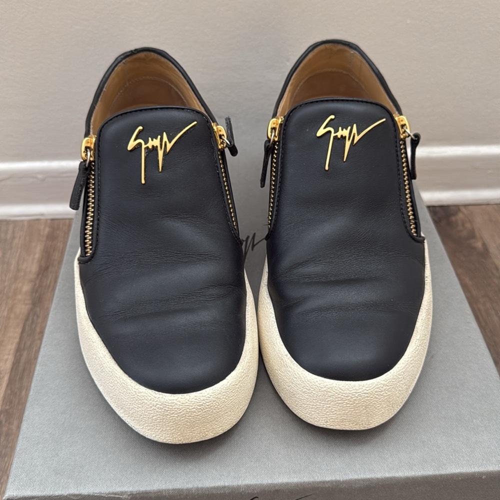 Giuseppe Zanotti Slip-On Black Sneakers